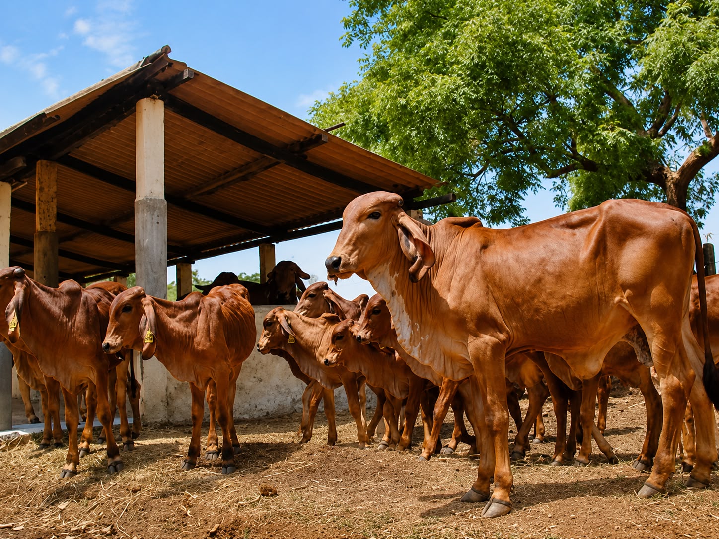Vandita cow herd at the farm