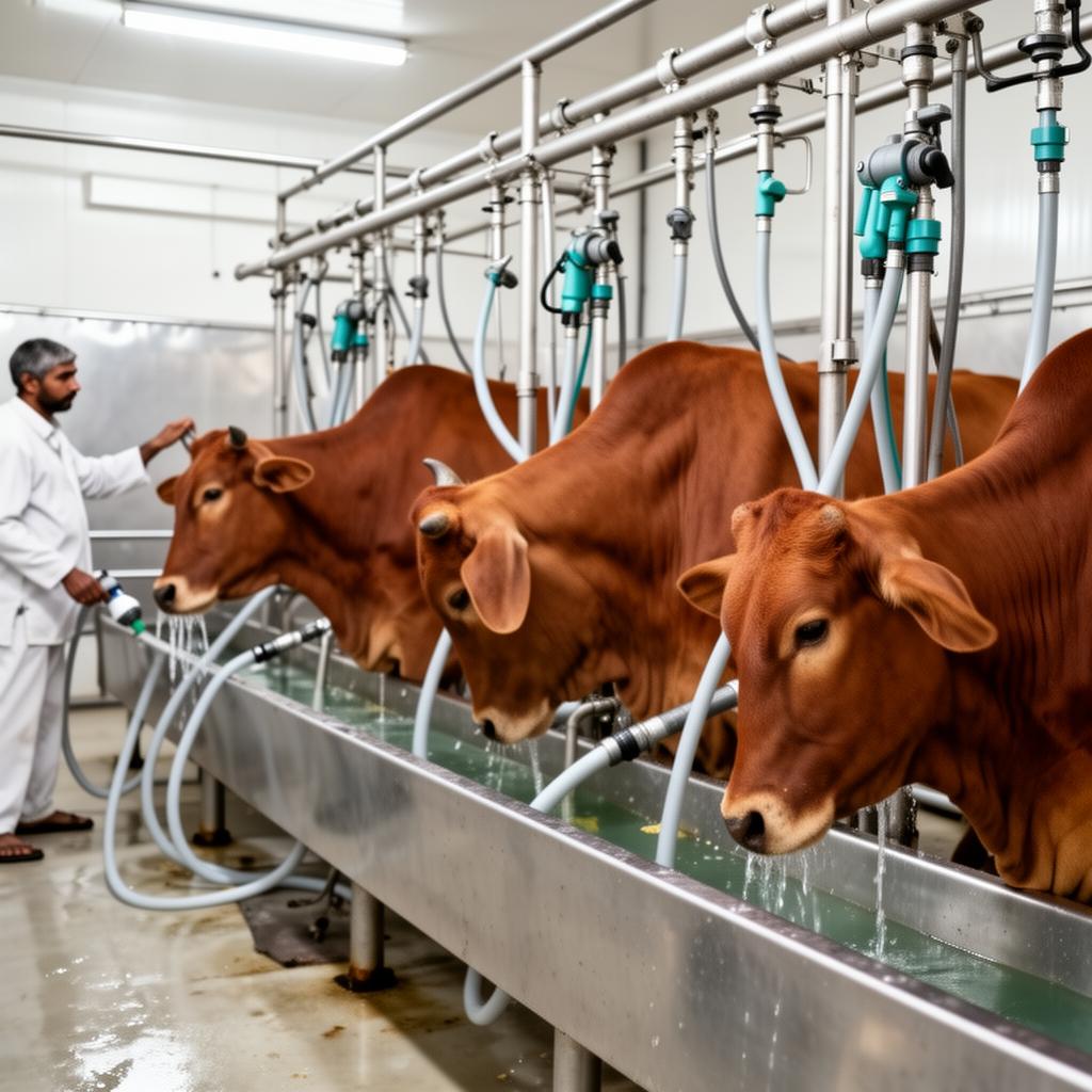 Milking process