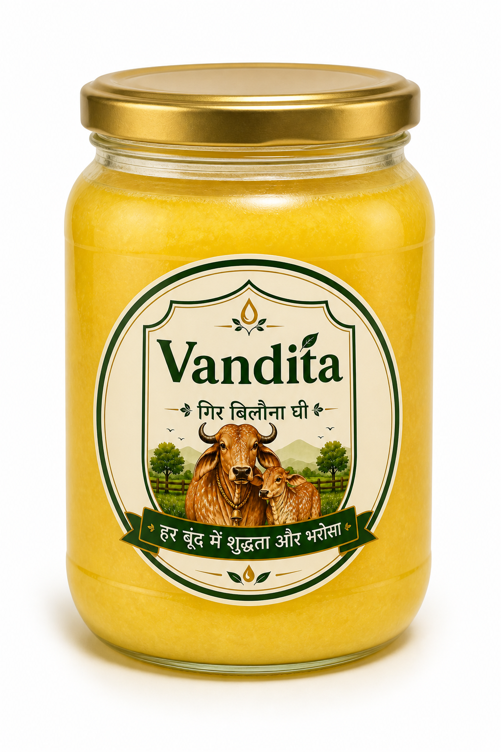 Vandita Gir Bilona Ghee jar